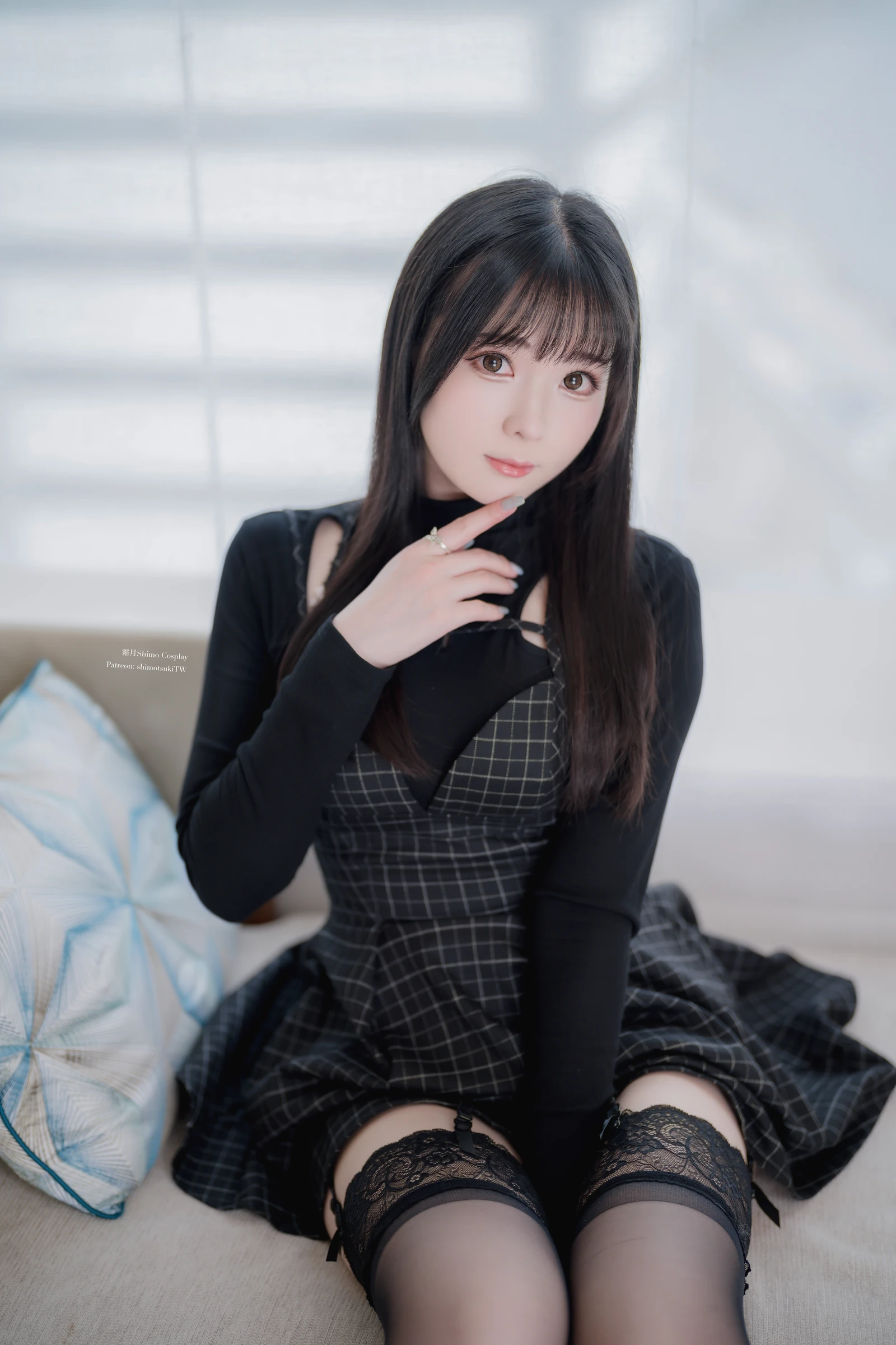 图片[4]-微博妹纸霜月shimo 日本饭店黑私服 30P-COS世界